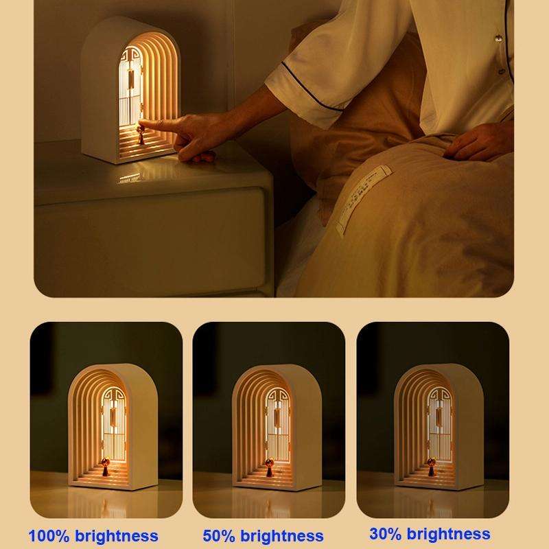 C3 Night Light Bluetooth Speaker USB Charging Sleeping Light, Specification: Ordinary(White)