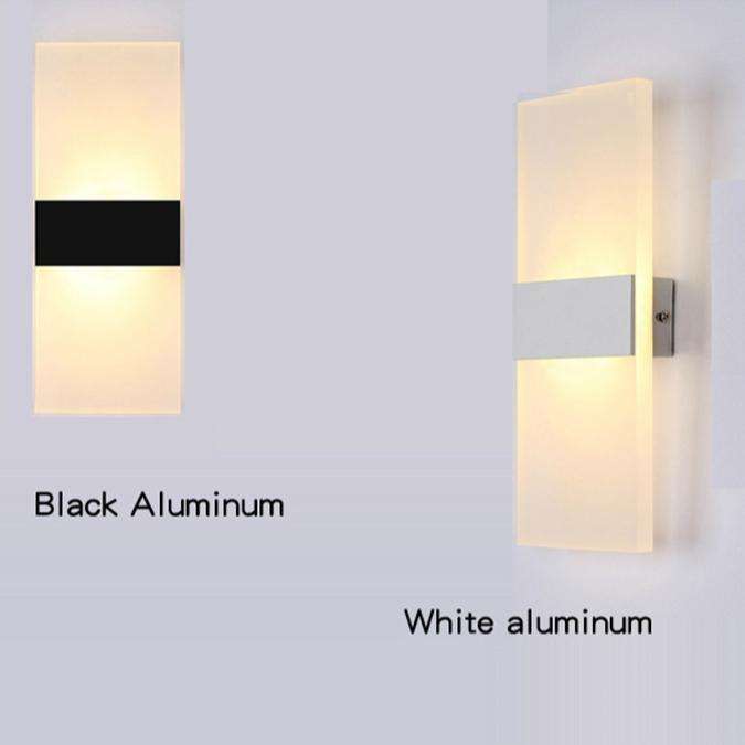 Right Angle White LED Bedroom Bedside Wall Aisle Balcony Wall Lamp, Size:146cm(Warm Light)