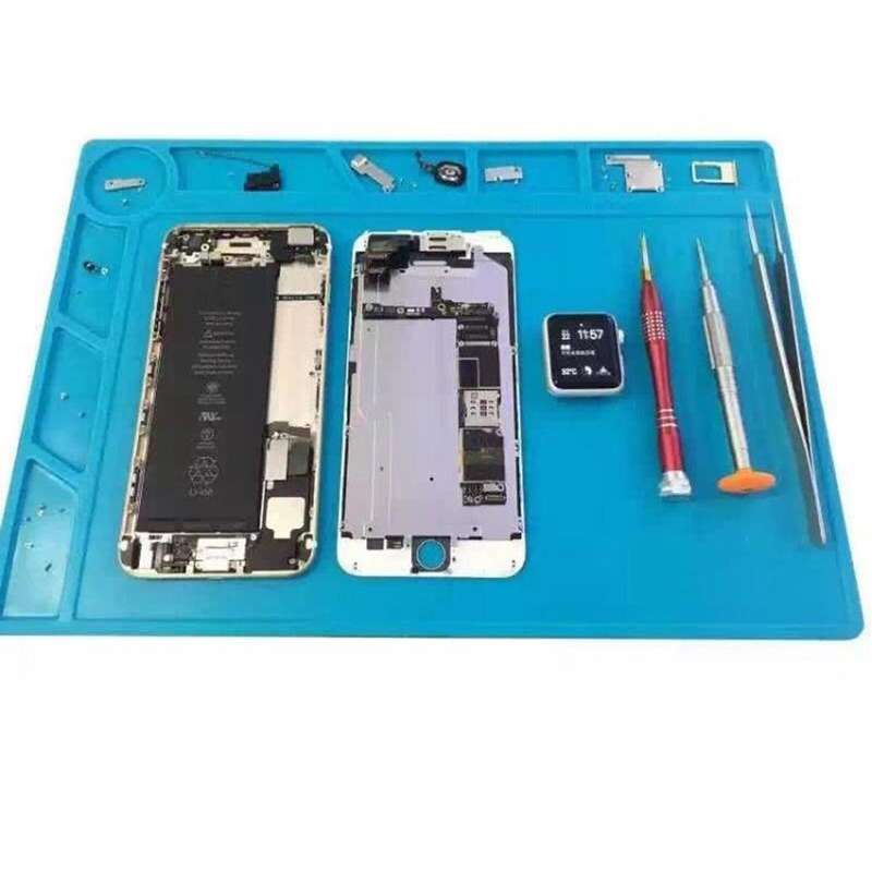Maintenance Platform High Temperature Heat-resistant Repair Insulation Pad Silicone Mats with Scr...