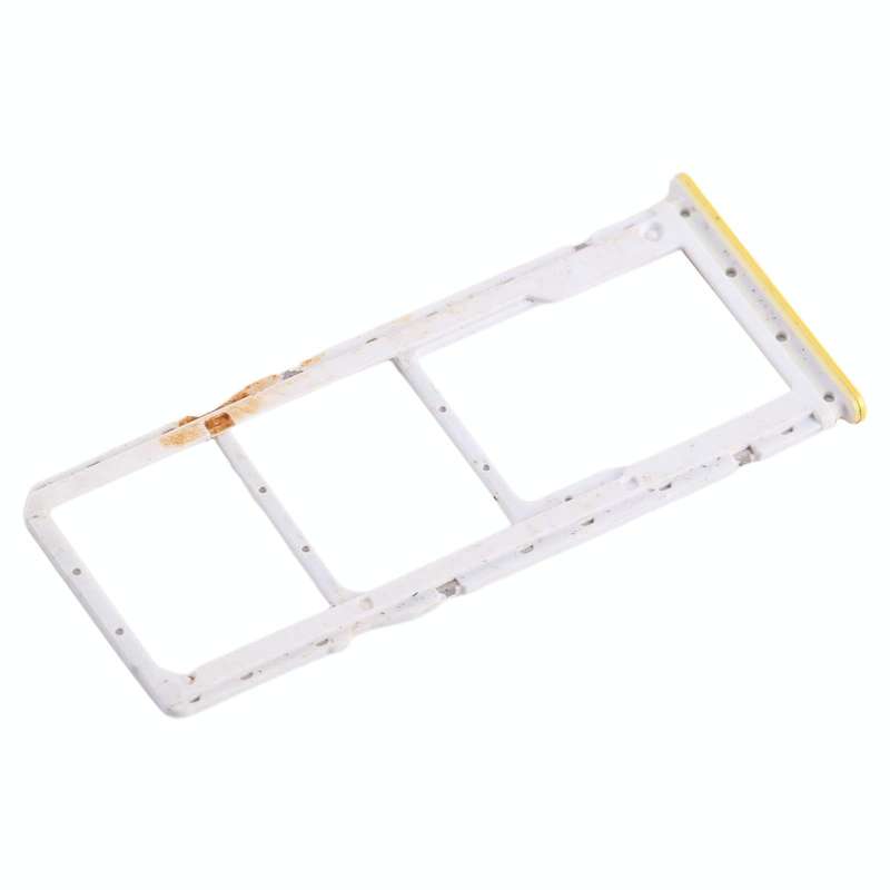 For Xiaomi Poco M5 4G SIM Card Tray + SIM Card Tray + Micro SD Card Tray (Yellow)