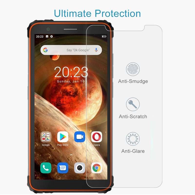 For Blackview BV6600 10 PCS 0.26mm 9H Surface Hardness 2.5D Explosion-proof Tempered Glass Non-fu...