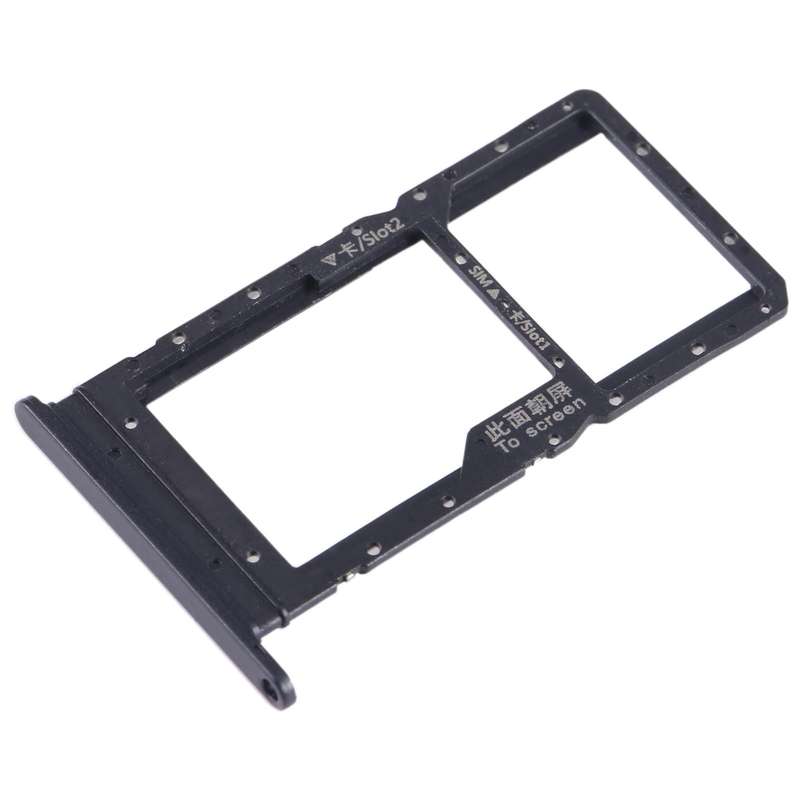 For Honor Play 20A SIM + SIM / Micro SD Card Tray (Black)