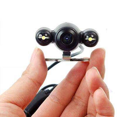 2.4G Wireless DVD Night Vision Car Rear View Backup Camera with 2 LED, Wide viewing angle: 120(WX...