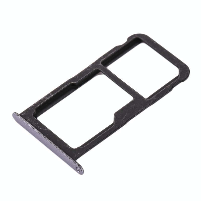 For Huawei P10 Lite SIM Card Tray & SIM / Micro SD Card Tray(Black)