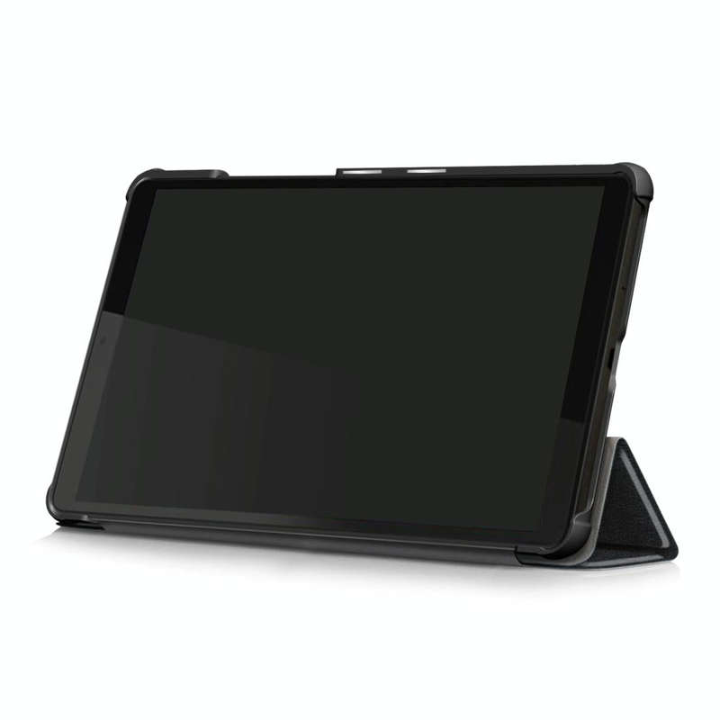 For Lenovo Tab M8 Custer Texture Horizontal Flip Smart TPU Leather Case with Three-folding Holder...