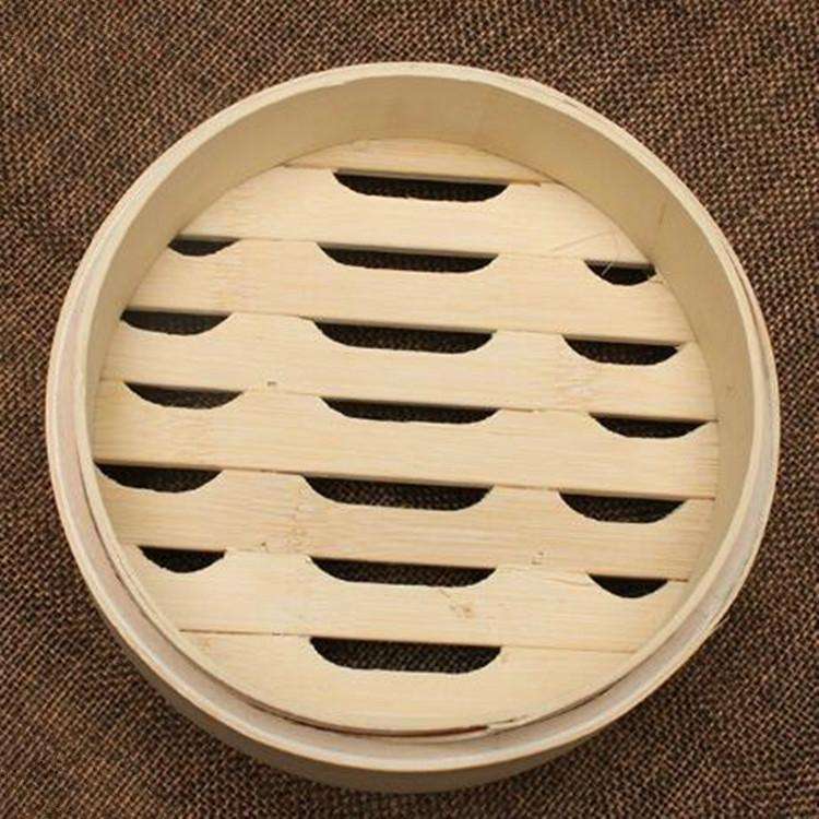 Xiaolongbao Bamboo Steamer Household Steamed Dumpling Cage Drawer Multi Layer Deepened Bamboo Ste...