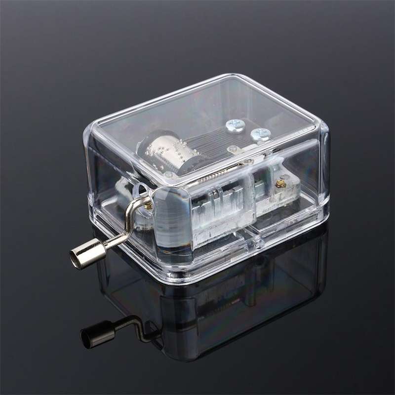 Music Box DIY Craft Vintage Musical Gold Hand Music Boxes(Castle in the Sky)
