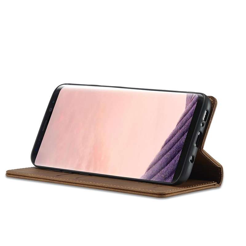 For Samsung Galaxy S8 Forwenw F2 Series Magnetic Horizontal Flip Leather Case with Holder & Card ...
