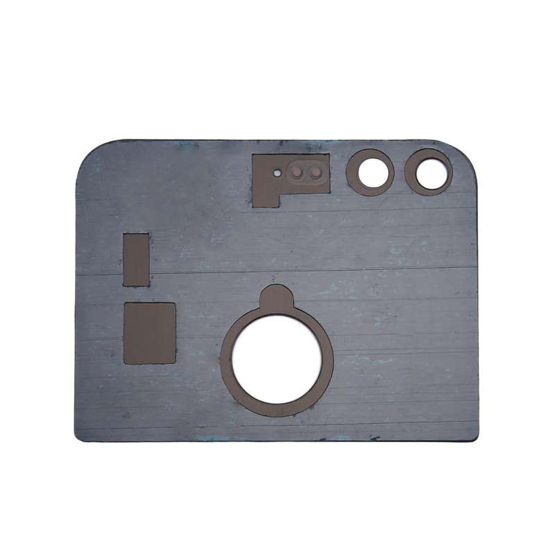 Glass Back Cover for Google Pixel / Nexus S1 (Upper Part)(Black)