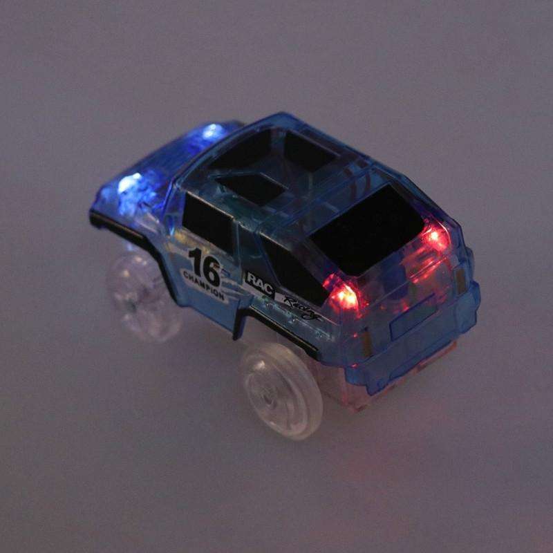 Magic Light-emitting Electric Rail Car Children Toy Car, Random Color Delivery, Style:No.16