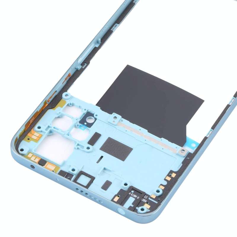 Middle Frame Bezel Plate for Xiaomi Poco X4 Pro 5G/Redmi Note 11E Pro(Blue)