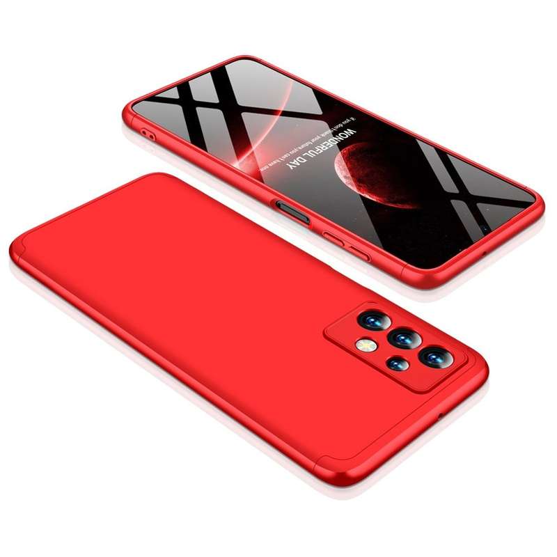 For Samsung Galaxy A23 GKK Three Stage Splicing Full Coverage PC Phone Case(Red)