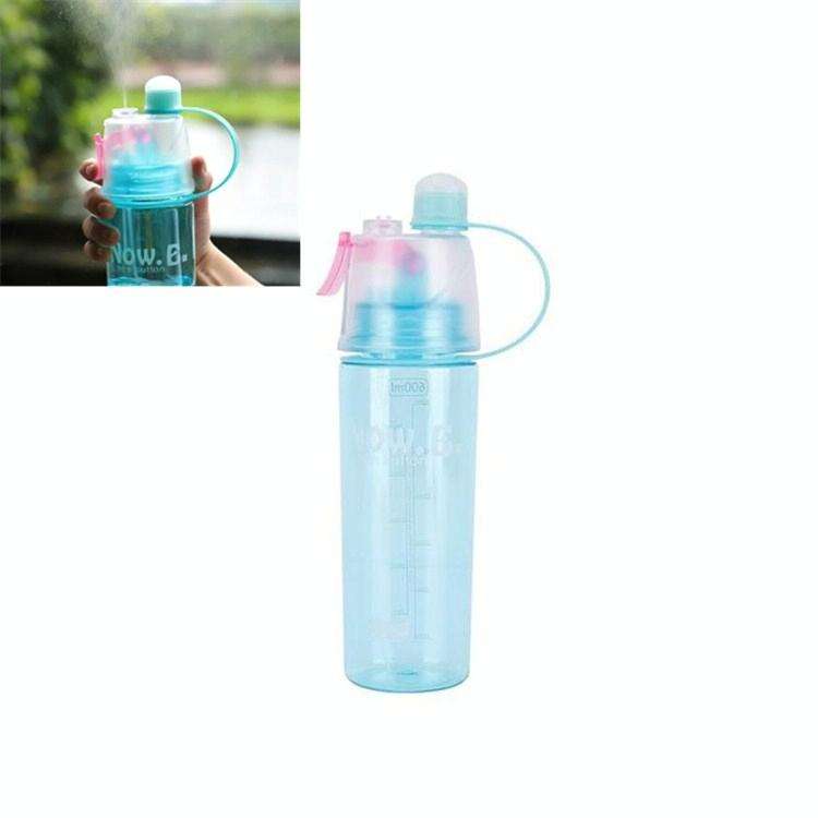 Creative Spray Water Bottle Sports Bottle Portable With Lid Summer Hydration Beauty Plastic Cup, ...