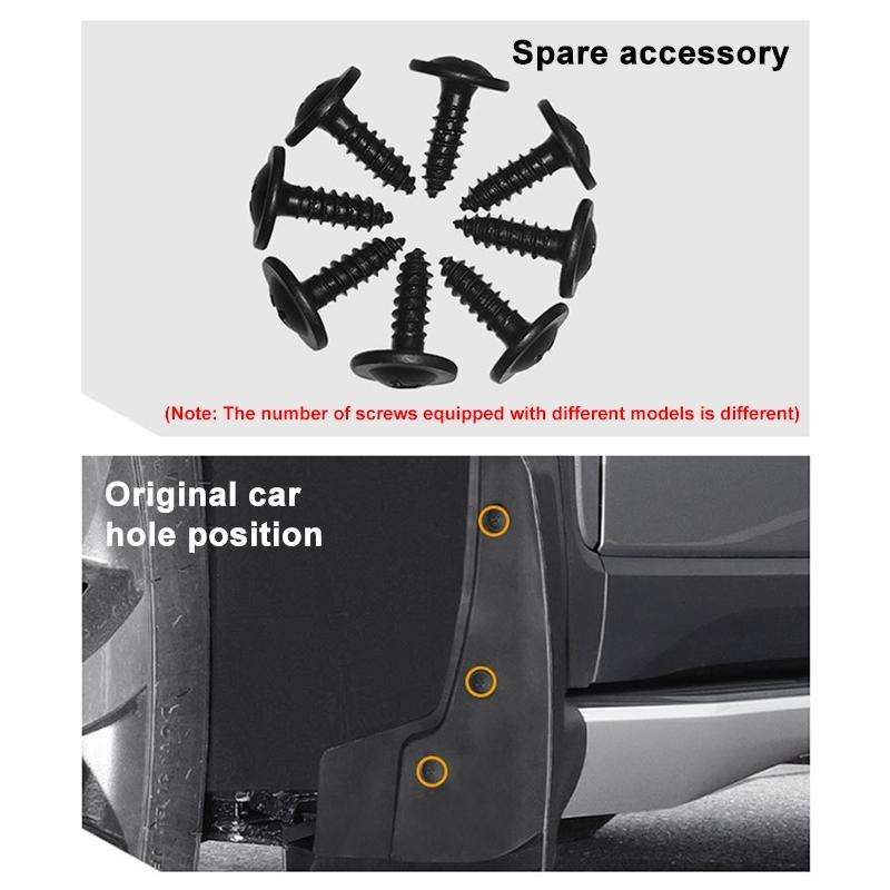 For Mitsubishi Eclipse Cross 2018-2020 4pcs/Set Car Auto Soft Plastic Splash Flaps Fender Guard