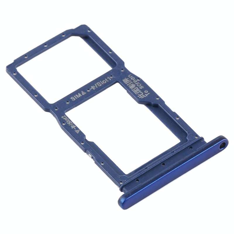 SIM Card Tray + SIM Card Tray / Micro SD Card Tray for Huawei Y9s 2020 (Blue)