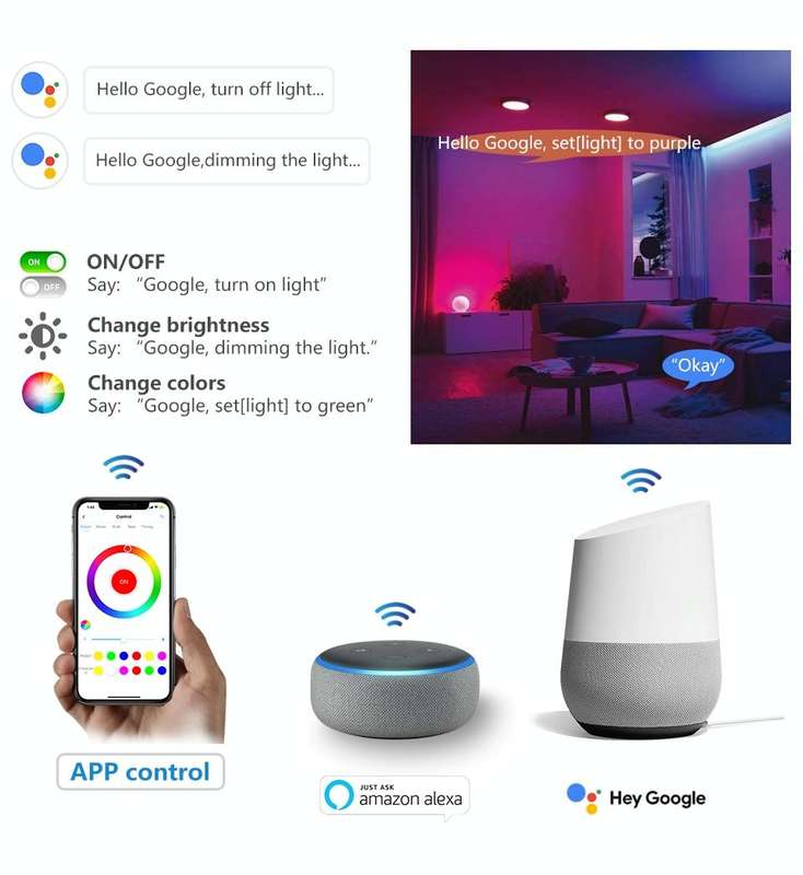 Smart Phone Control Music and Timer Mode Home Mini WIFI LED RGB Controller, type:RGB IR Controller