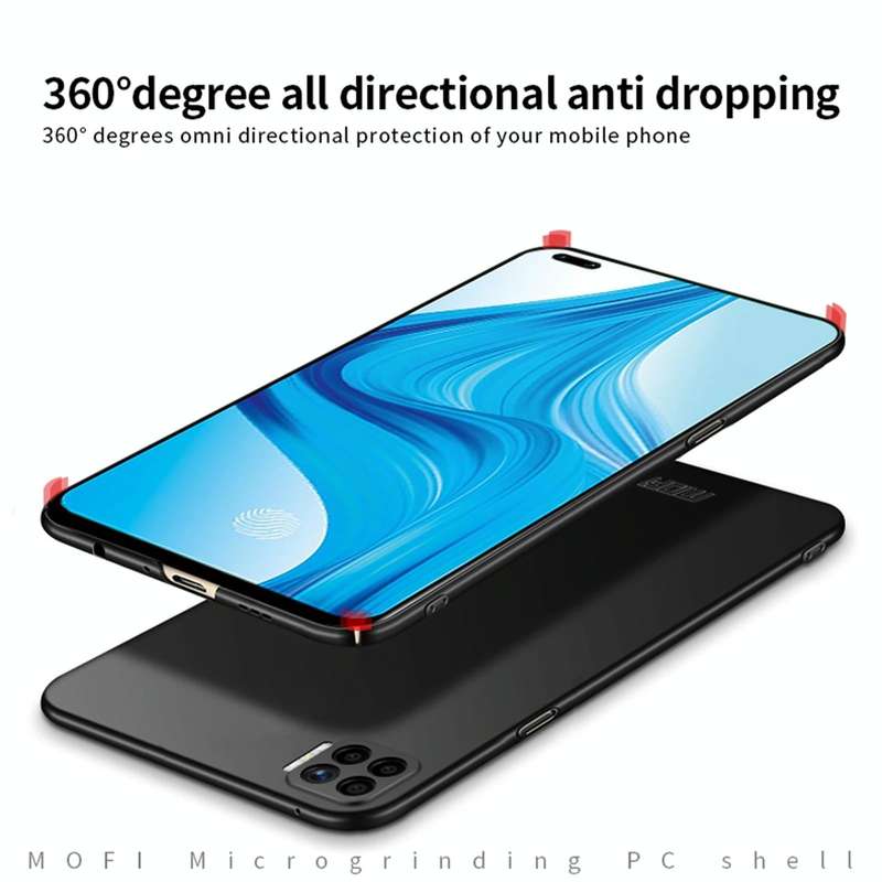 For OPPO F17 Pro / A93 MOFI Frosted PC Ultra-thin Hard Case(Blue)