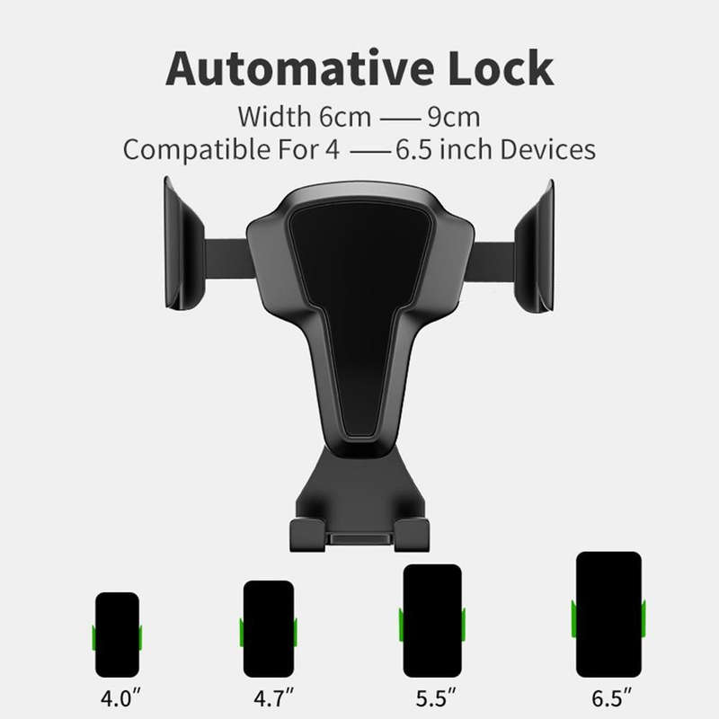 FLOVEME YXF204095_1 Car Air Outlet Mount Automatic Retractable Arm Phone Holder Stand for 4-6.5 i...