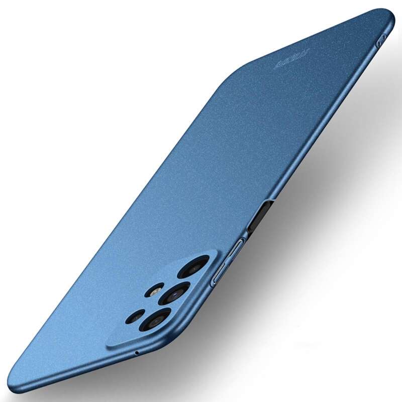 For Samsung Galaxy A73 5G MOFI Fandun Series Frosted PC Ultra-thin All-inclusive Phone Case(Blue)