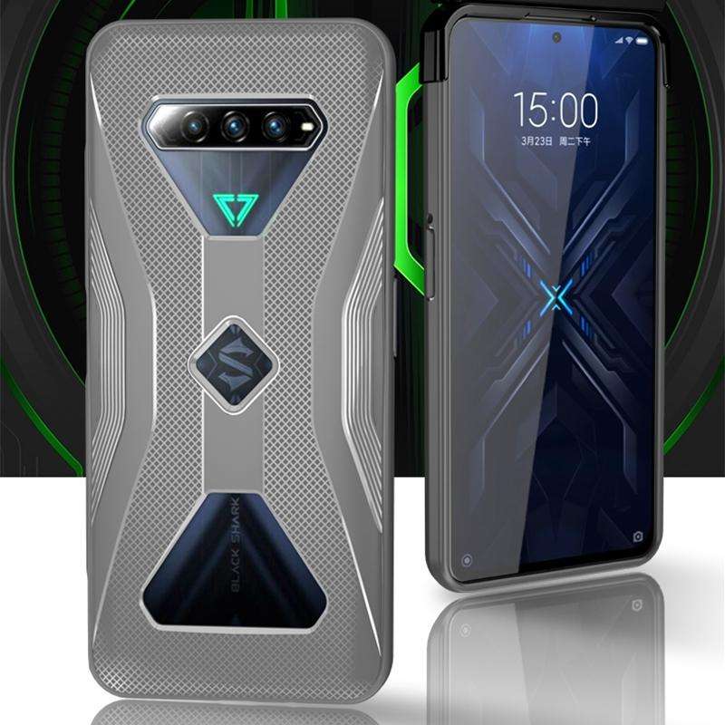 For Xiaomi Black Shark 4 TPU Cooling Gaming Phone All-inclusive Shockproof Case(Gray)