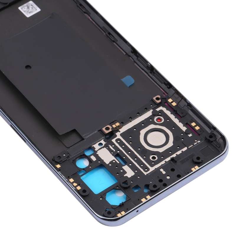 For OPPO Realme GT Neo RMX3031 Middle Frame Bezel Plate + Battery Back Cover (Black)