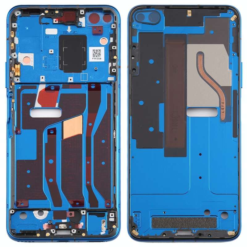 Original Middle Frame Bezel Plate for Huawei Honor V30(Blue)