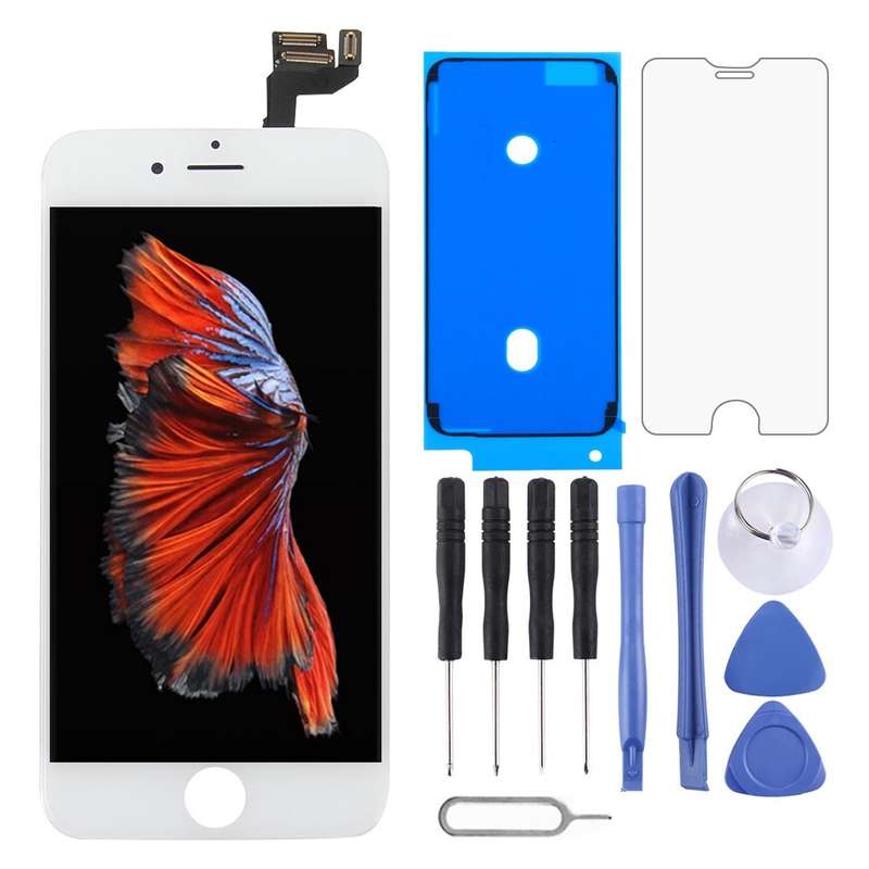 Digitizer Assembly (Front Camera + Original LCD + Frame + Touch Panel) for iPhone 6s(White)