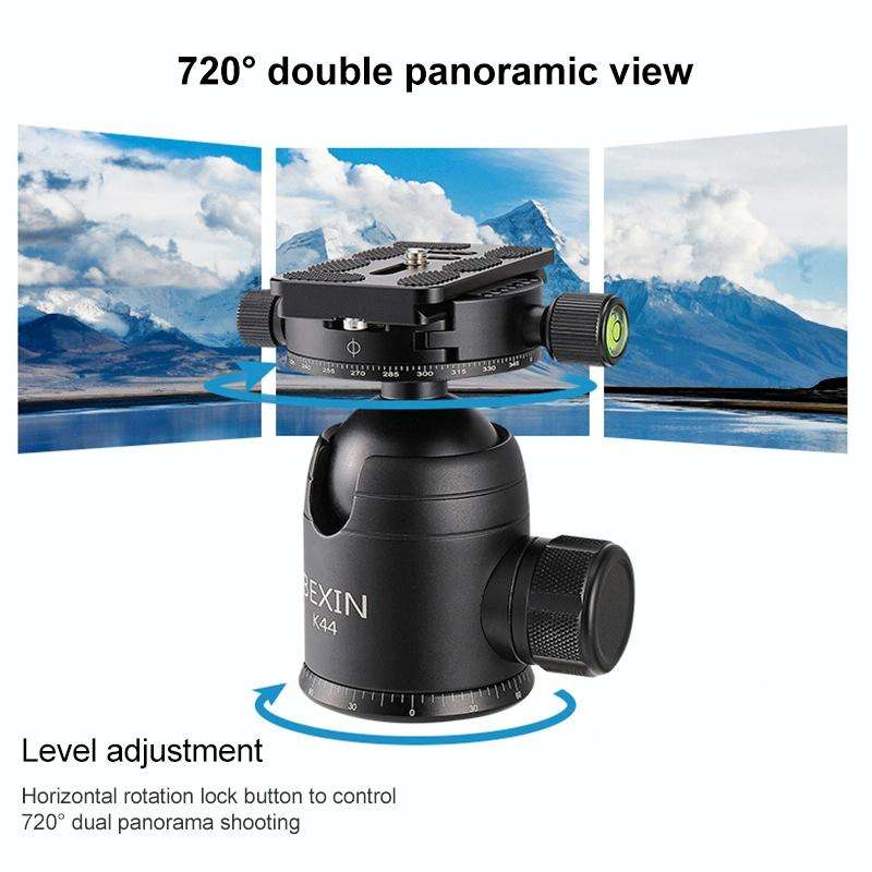 BEXIN RC334 Portable Collapsible Carbon Fiber Camera Tripod
