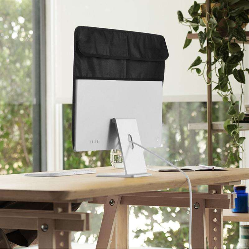 For 24 inch Apple iMac Portable Dustproof Cover Desktop Apple Computer LCD Monitor Cover with Sto...