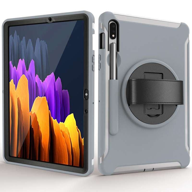 For Samsung Galaxy Tab S8 / Galaxy Tab S7 (2020) T870 360 Degree Rotation PC+TPU Protective Cover...