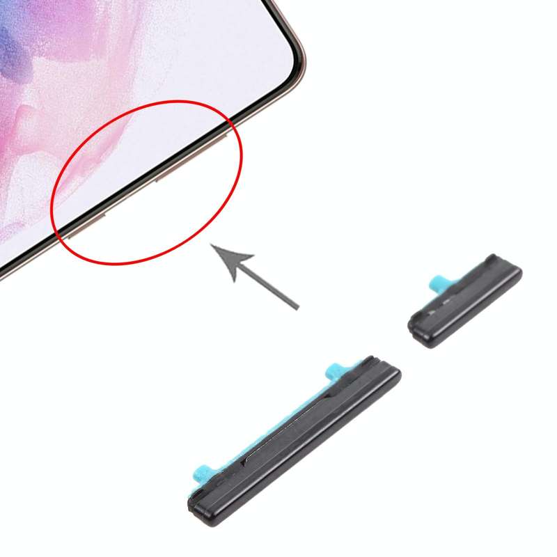 For Samsung Galaxy S21+ 5G Power Button and Volume Control Button(Black)