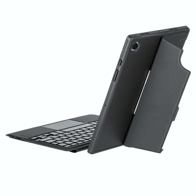 For Samsung Galaxy Tab A9+ X210 TA09B-AS Pen Tray Style Detachable Bluetooth Keyboard Leather Cas...