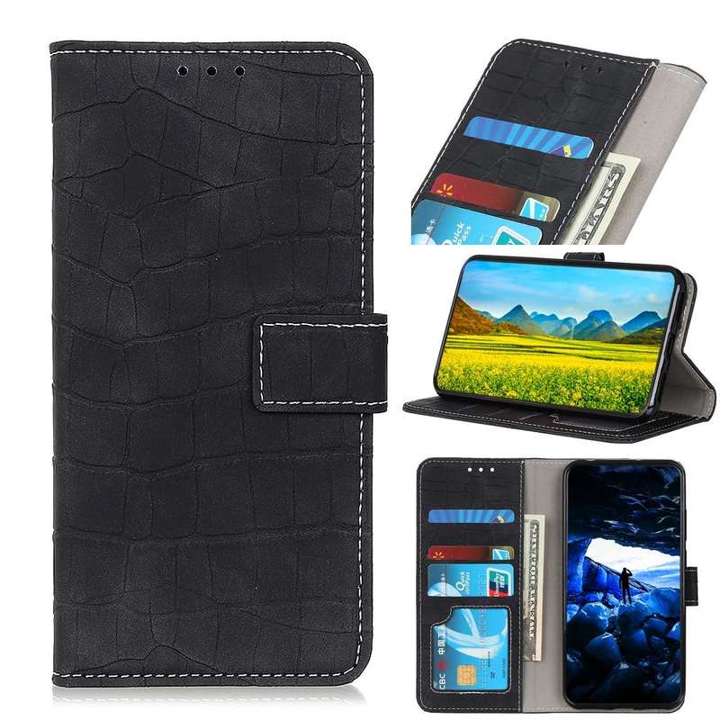 For Galaxy A71 5G Crocodile Texture Horizontal Flip Leather Case with Holder & Card Slots & Walle...