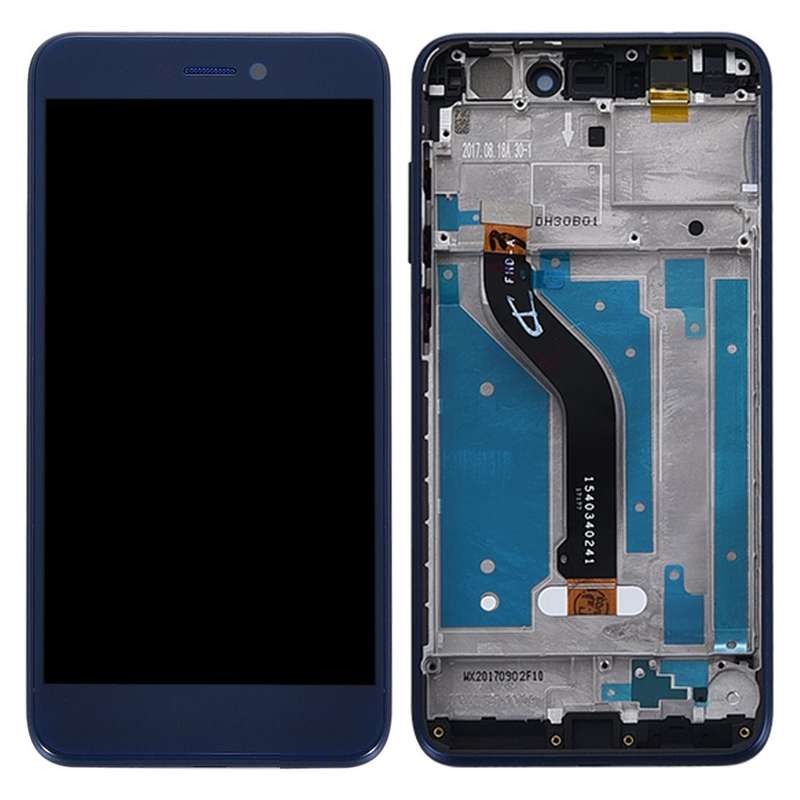 OEM LCD Screen for Huawei P8 Lite (2017) Digitizer Full Assembly with Frame(Blue)
