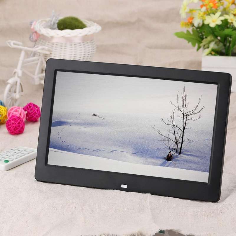 15 inch HD LED Screen Digital Photo Frame with Holder & Remote Control, Allwinner, Alarm Clock / ...