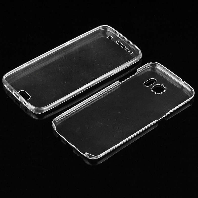 For Galaxy S7 Edge / G935 0.75mm Double-sided Ultra-thin Transparent TPU Protective Case (Transpa...