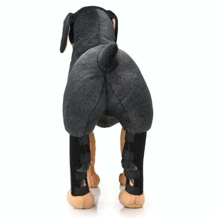Pet Knee Pads Dog Leg Guards Pet Protective Gear Surgery Injury Sheath, Size: L( HJ28 Reflective ...