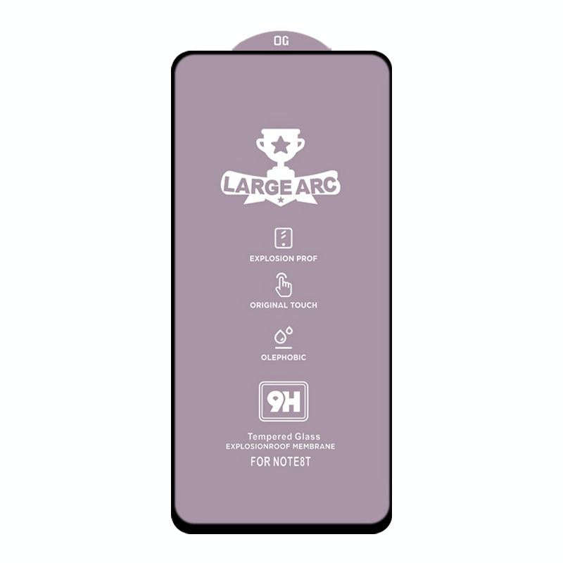 For Huawei Y7p 9H HD Large Arc High Alumina Full Screen Tempered Glass Film