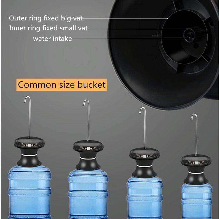 Tray Bucket Water Pump USB Rechargeable Wireless Electric Mineral Water Bucket Automatic Water Di...