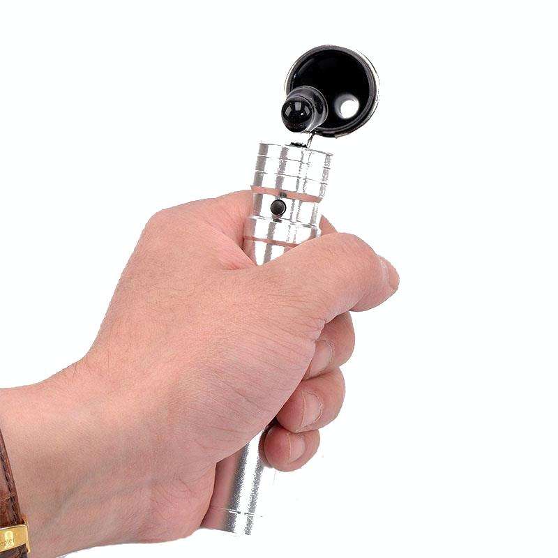 Ear Cleaning Hand Lamp USB Charging Otoscope(Elegant Gold)