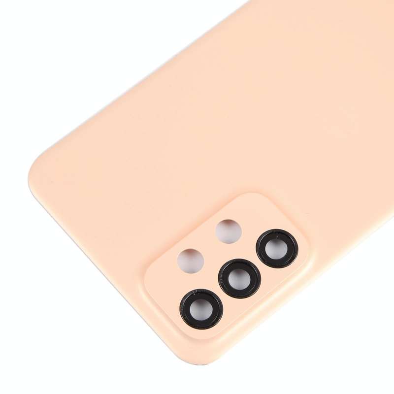 For Samsung Galaxy A23 5G SM-A236A Original Battery Back Cover with Camera Lens Cover(Pink)