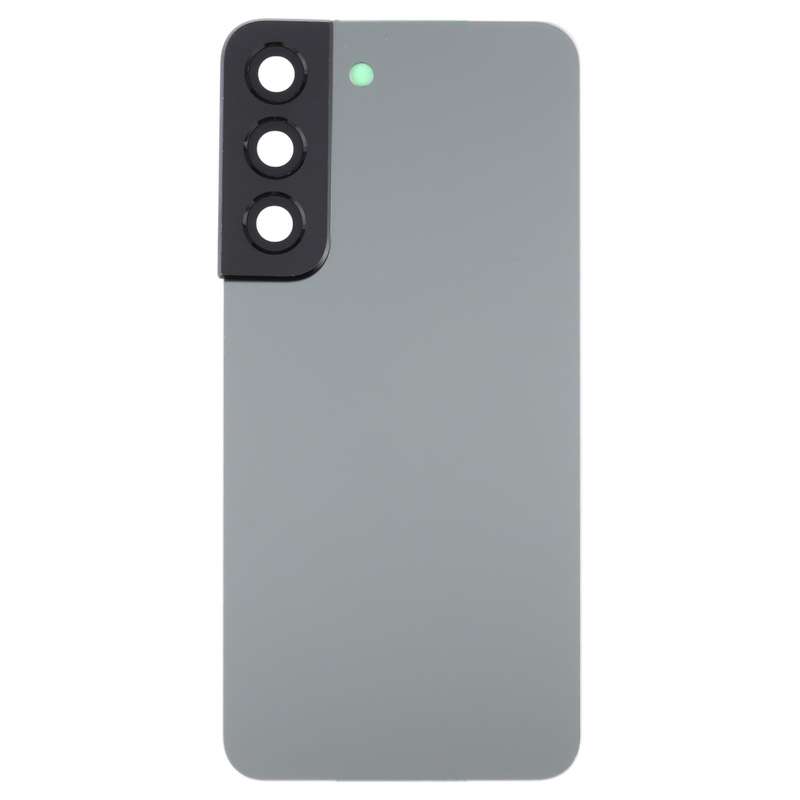 For Samsung Galaxy S22 5G SM-S901B Battery Back Cover with Camera Lens Cover (Grey)