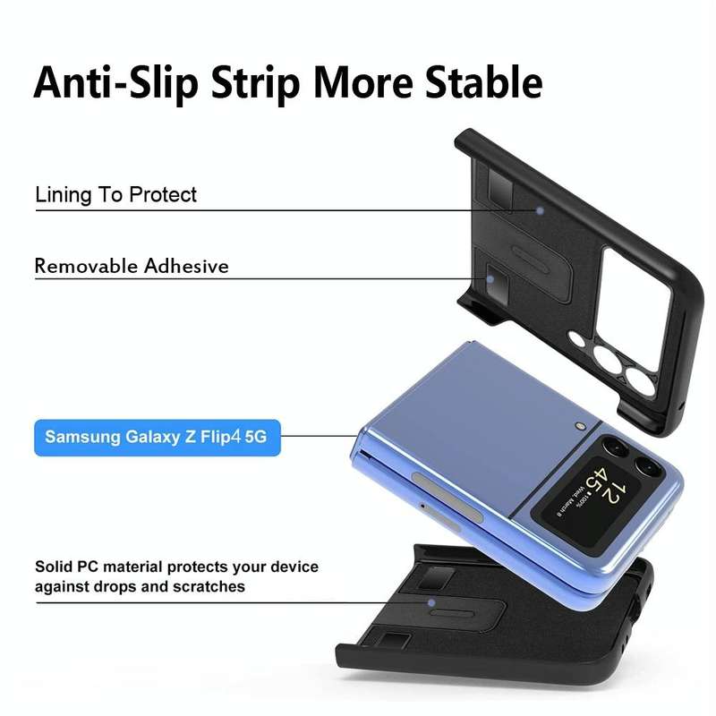 For Samsung Galaxy Z Flip4 5G GKK Litchi Texture Card Slot Phone Case(Green)