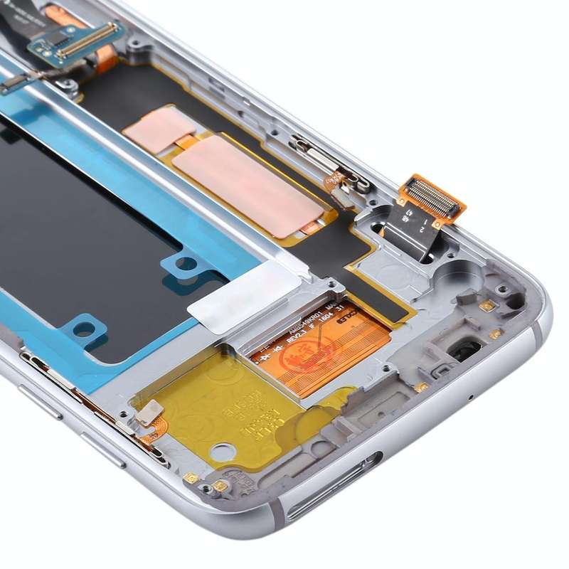 OLED LCD Screen for Samsung Galaxy S7 Edge / SM-G935F Digitizer Full Assembly with Frame (Black)