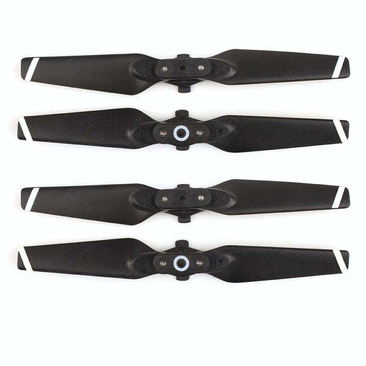 2 Pairs 4730F Foldable Quick-Release CW / CCW Propellers for DJI Spark(White)