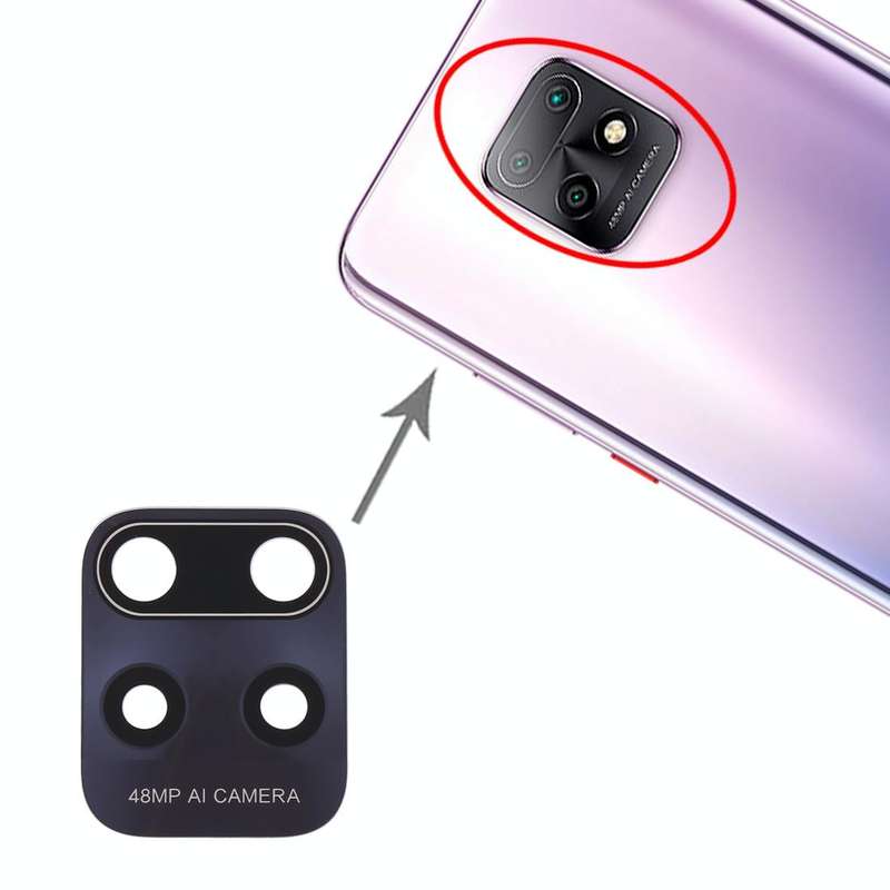 10 PCS Back Camera Lens for Xiaomi Redmi 10X 5G/Redmi 10X Pro 5G