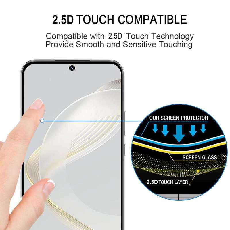For Huawei nova 11 25pcs Full Glue Full Screen Tempered Glass Film