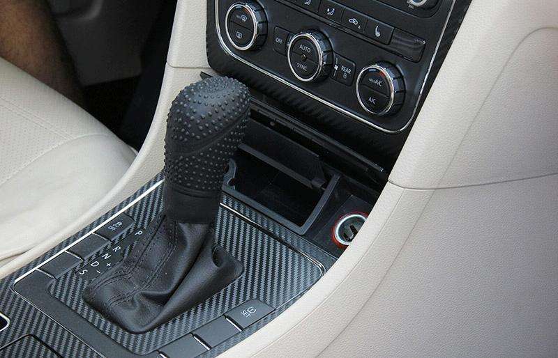 Universal Elasticity Nonslip Soft Silicone Car Gear Shift Knob Cover(Black)