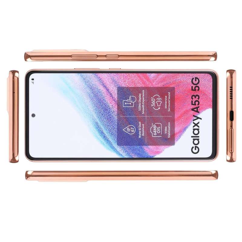For Samsung Galaxy A53 5G Original Color Screen Non-Working Fake Dummy Display Model(Gold)