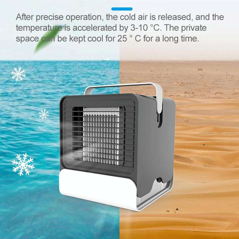 Spades A New Negative ion Air Conditioning Fan Household Humidification Air Cooler(Black)